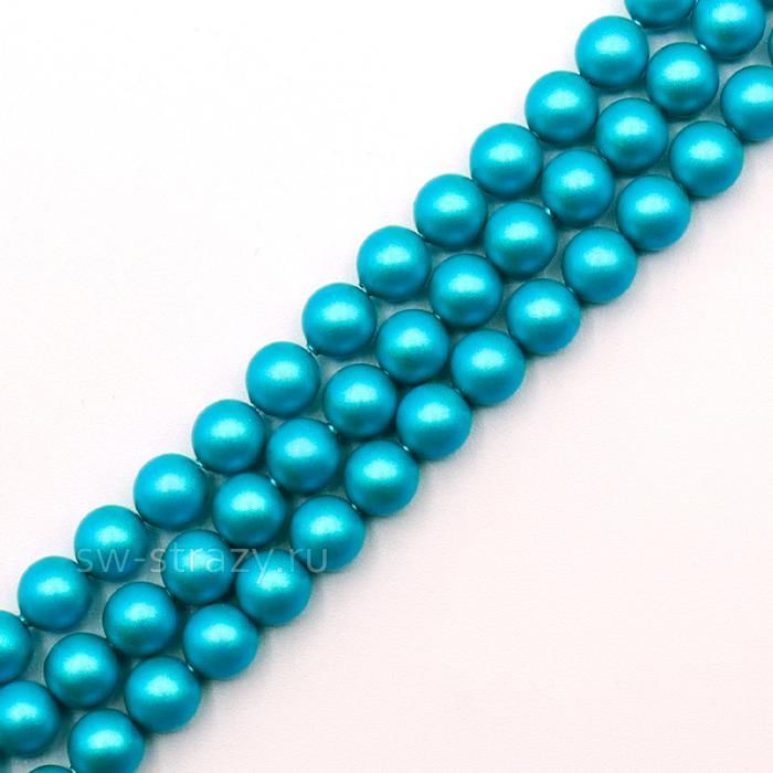 Жемчужины 5810 6 mm Crystal Iridescent Dark Turquoise Pearl