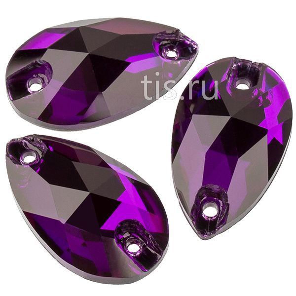3430 7*12 mm Purple Velvet K9