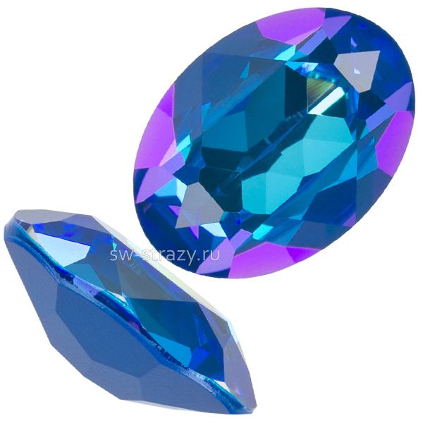 Кристаллы 4120 14x10 mm Crystal Royal Blue Delite