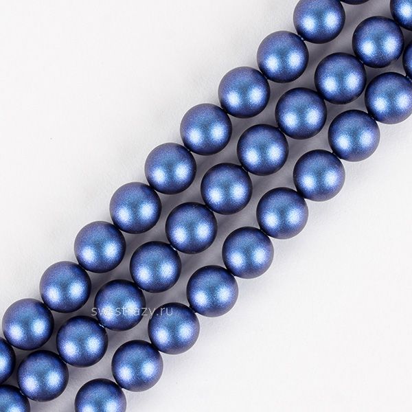 Жемчужины 5810 12 mm Crystal Iridescent Dark Blue Pearl