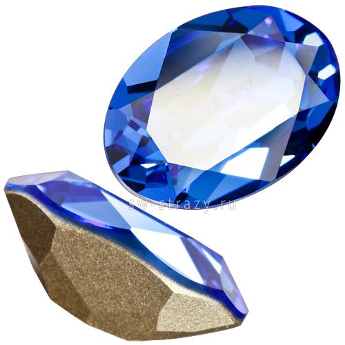 Кристаллы 4120 18x13 mm Sapphire