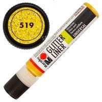 Marabu Glitter Liner 519 Gelb 25 ml  (18030009519)