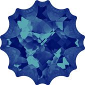 Кристаллы 4195 18 mm Crystal Bermuda Blue