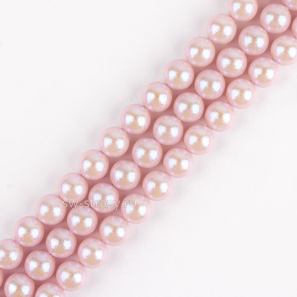 Жемчужины 5810 12 mm Crystal Iridescent Dreamy Rose Pearl