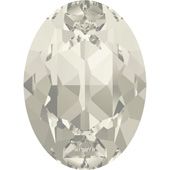 Кристаллы 4120 18x13 mm Crystal Silver Shade