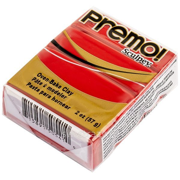 Полимерная глина Premo PE02 57 г темно-красный (5054)
