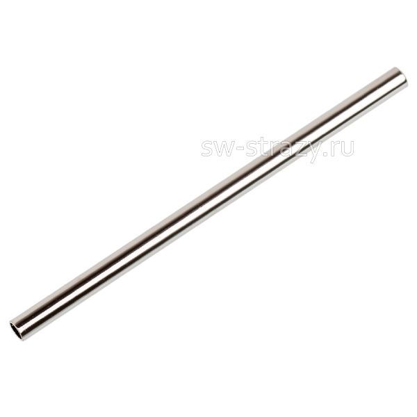 Трубочка металлическая 30х1.5 мм серебро