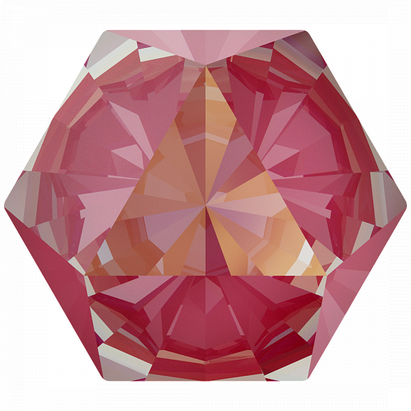 Кристаллы 4699 14x16 mm Crystal Lotus Pink Delite