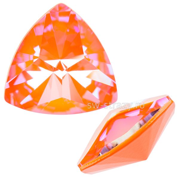 Кристаллы 4799 14x14.3 mm Crystal Orange Glow Delite