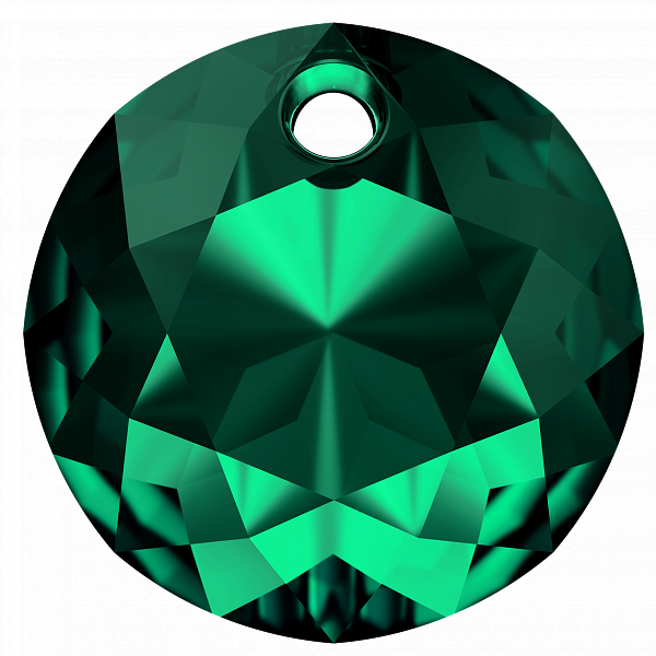 Кулоны 6430 8 mm Emerald