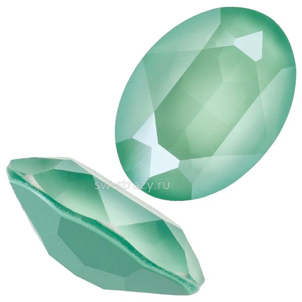 Кристаллы 4120 18x13 mm Crystal Mint Green