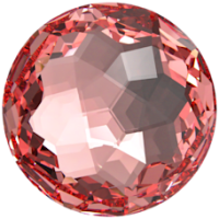 1383 Fantasy Round Stone Rose Peach 1383 Fantasy Round Stone Rose Peach