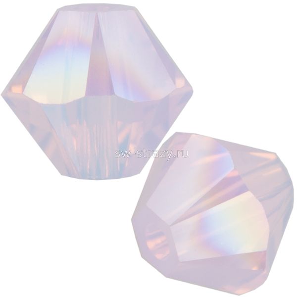 Бусины 5328 4 mm Rose Water Opal Shimmer