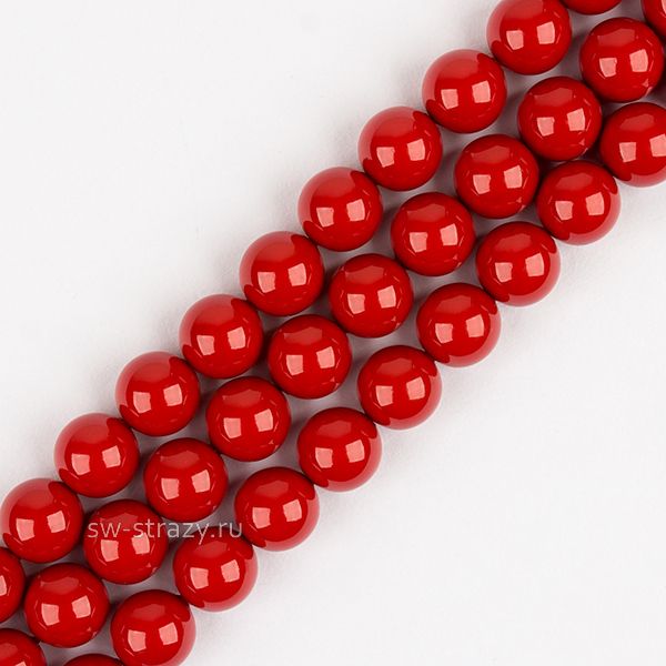 Жемчужины 5810 6 mm Crystal Red Coral Pearl