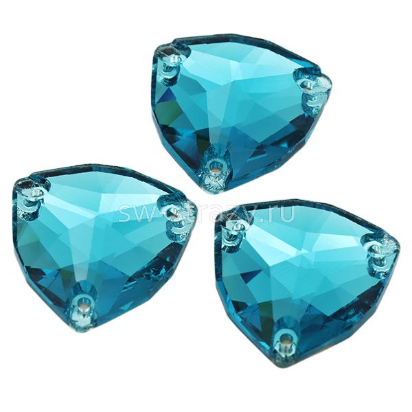 3778 22*22 mm Light Blue Zircon