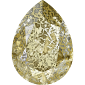 Кристаллы 4320 18x13 mm Crystal Gold Patina