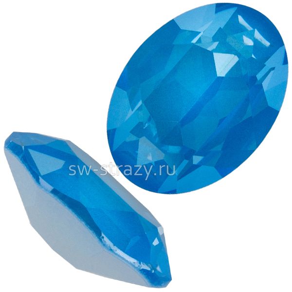 Кристаллы 4120 18x13 mm Crystal Electric Blue Ignite