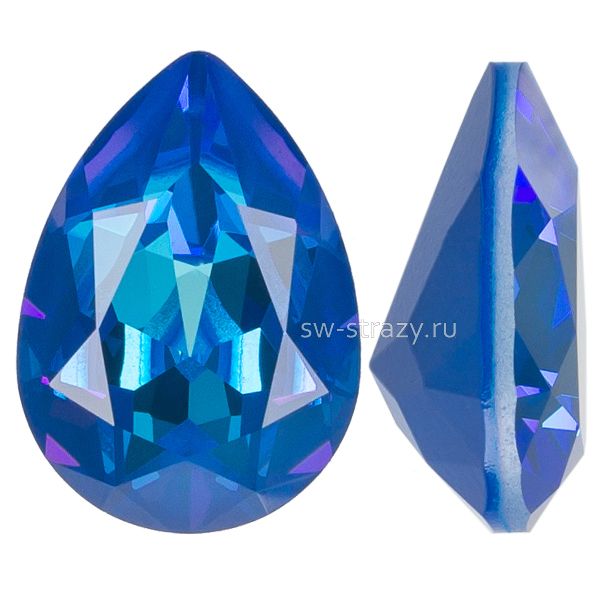 Кристаллы 4320 14x10 mm Crystal Royal Blue Delite