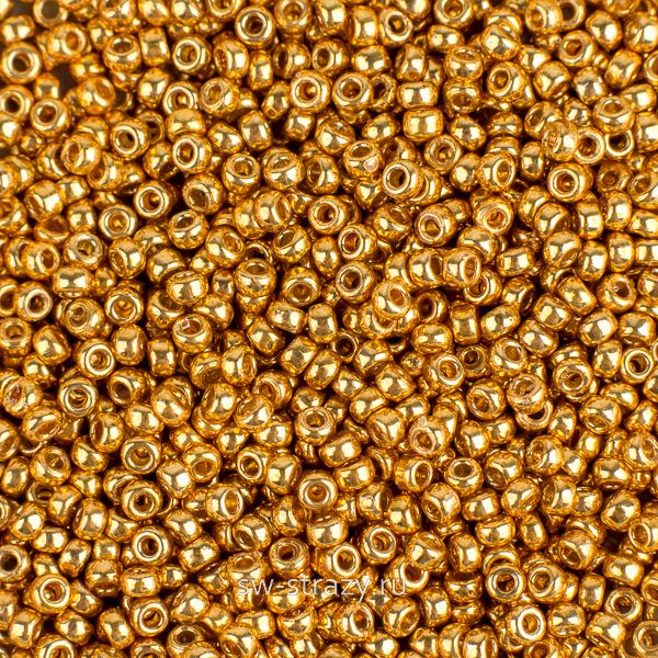Seedbead Miyuki 15/0 4203 Duracoat Galvanized Yellow Gold