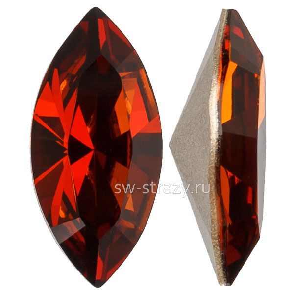 Кристаллы 4228 10x5 mm Smoked Amber