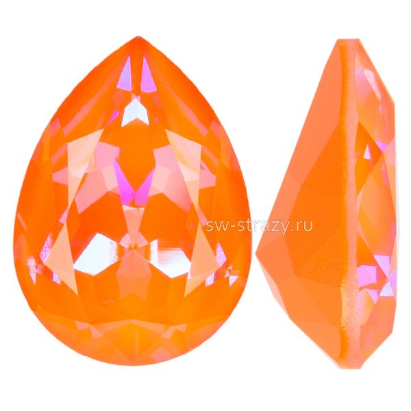 Кристаллы 4320 18x13 mm Crystal Orange Glow Delite