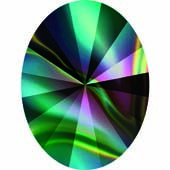 Кристаллы 4122 18x13,5 mm Crystal Rainbow Dark