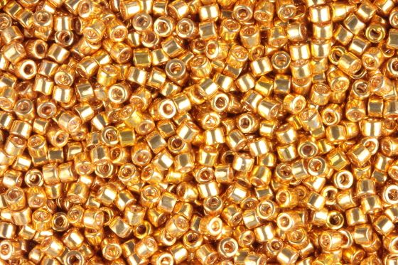 Delica Beads 11/0 DB410 Galv Yellow Gold