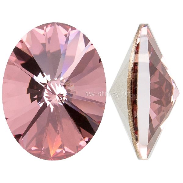 Кристаллы 4122 8x6 mm Crystal Antique Pink