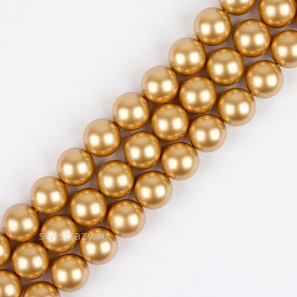 Жемчужины 5810 2 mm Crystal Vintage Gold Pearl