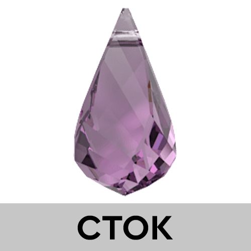 Кулоны 6020 18 mm Amethyst