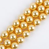 5810 Crystal Round Pearl Crystal Gold Pearl 5810 Crystal Round Pearl Crystal Gold Pearl