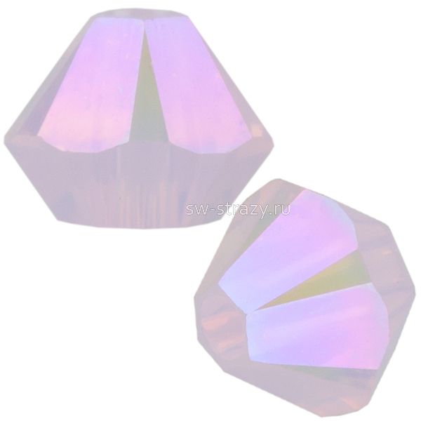 Бусины 5328 4 mm Rose Water Opal Shimmer 2X