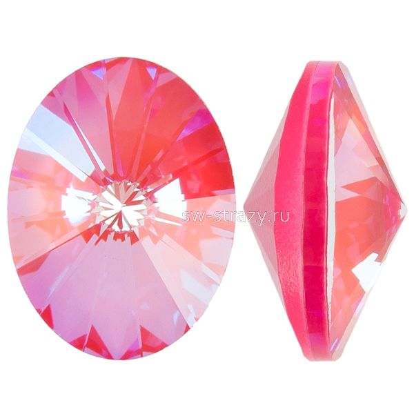 Кристаллы 4122 8x6 mm Crystal Lotus Pink Delite