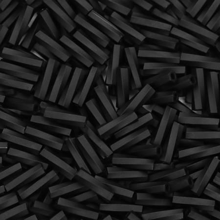 Twisted Bugle Стеклярус Miyuki Matte Black Twisted Bugle Стеклярус Miyuki Matte Black