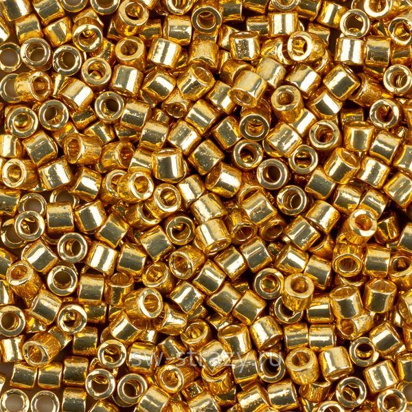 Delica Beads 10/0 DB1832 Duracoat Galvanized Gold