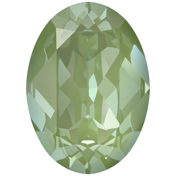 Кристаллы 4120 14x10 mm Crystal Paradise Green