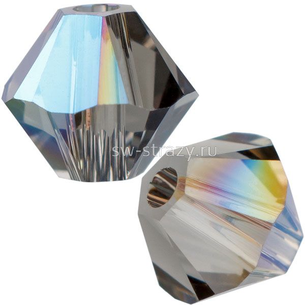 Бусины 5328 4 mm Black Diamond Shimmer