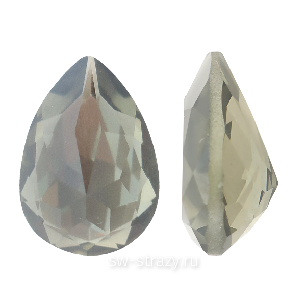Кристаллы 4320 14x10 mm Black Diamond Satin U U