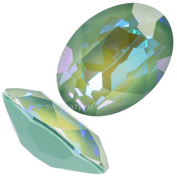 Кристаллы 4120 18x13 mm Crystal Silky Sage Delite