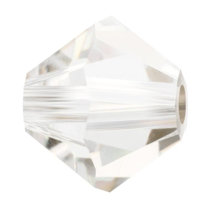 P Rondelle Bead 5328 4 mm crystal Argent Flare