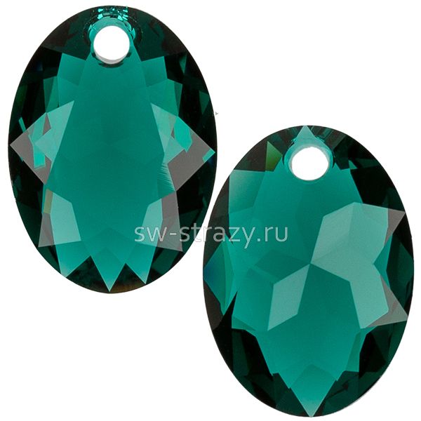 Кулоны 6438 11,5 mm Emerald