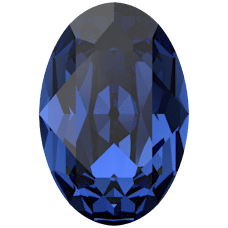 Кристаллы 4120 14x10 mm ReCreated Dark Sapphire