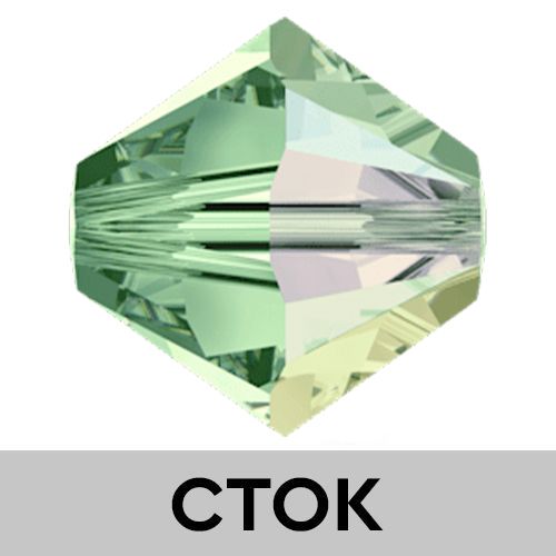 Бусины 5328 6 mm Chrysolite AB