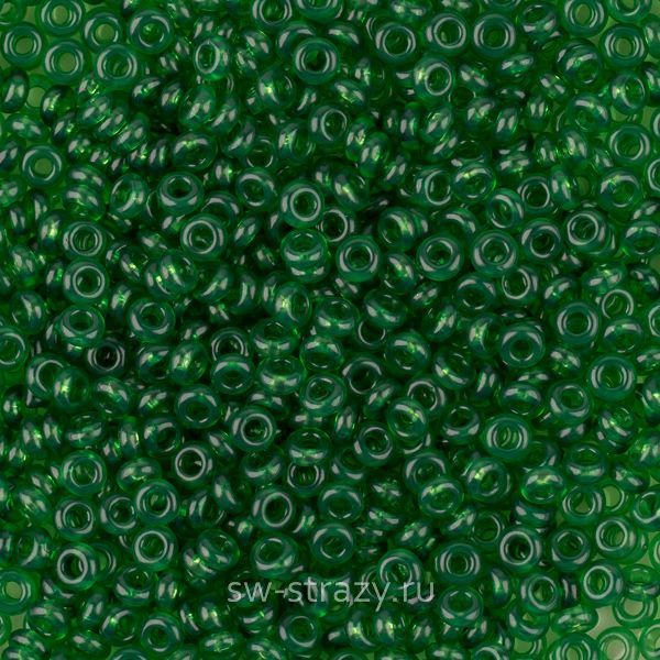 Demi Round 11/0 #YPS0048 HYBRID прозрачный темно-зеленый