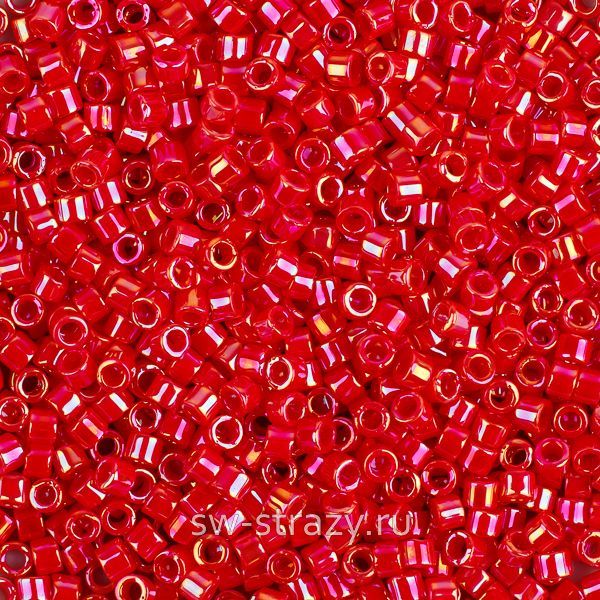 Delica Beads 11/0 DB162 Opaque Red AB