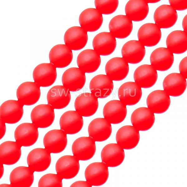 Жемчужины 5810 10 mm Crystal Neon Red Pearl