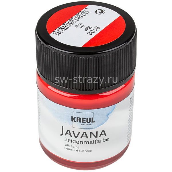 Краска Javana по шелку растекающаяся красная 50 мл KR-8103