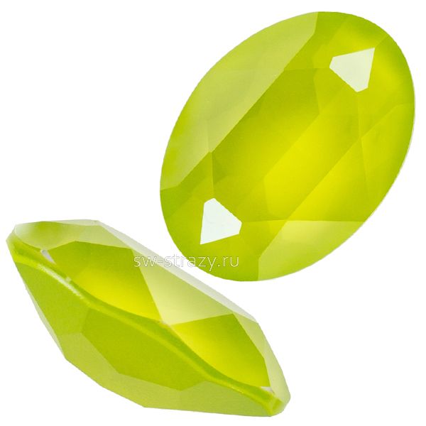 Кристаллы 4120 18x13 mm Crystal Lime