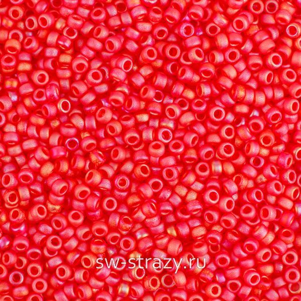 Seedbead Miyuki 15/0 140FR Matte Light Red AB