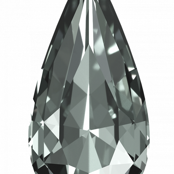 Кристаллы 4322 18x9 mm Black Diamond